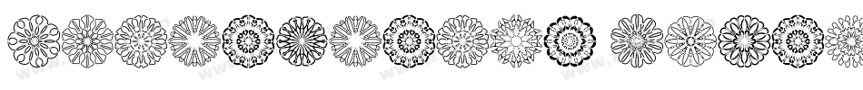AlphaShapes octagons 2字体转换